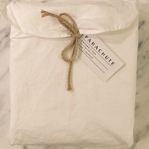 NWT Parachute Home White Percale Duvet Cover (Twin / Twin XL)